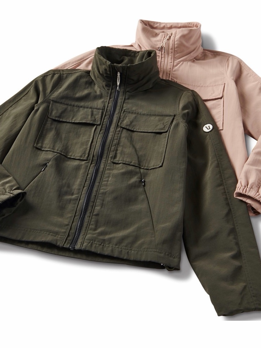 Vuori Olive Green Military-Style Field Jacket